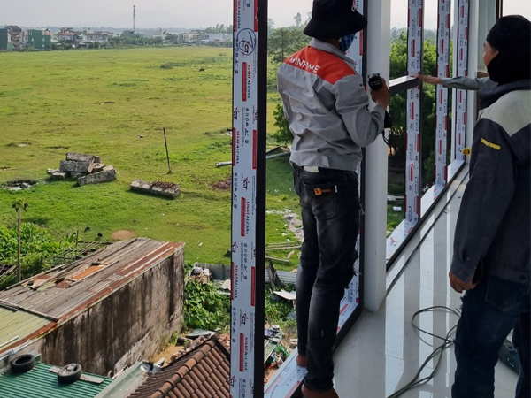 Thi công cửa nhôm xingfa Quảng ngãi